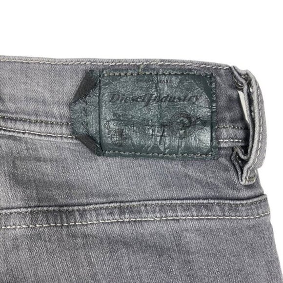 Diesel Men's Tepphar R050G Slim Carrot Stretch Denim Jeans Grey US 26 X 32 - Picture 10 of 15